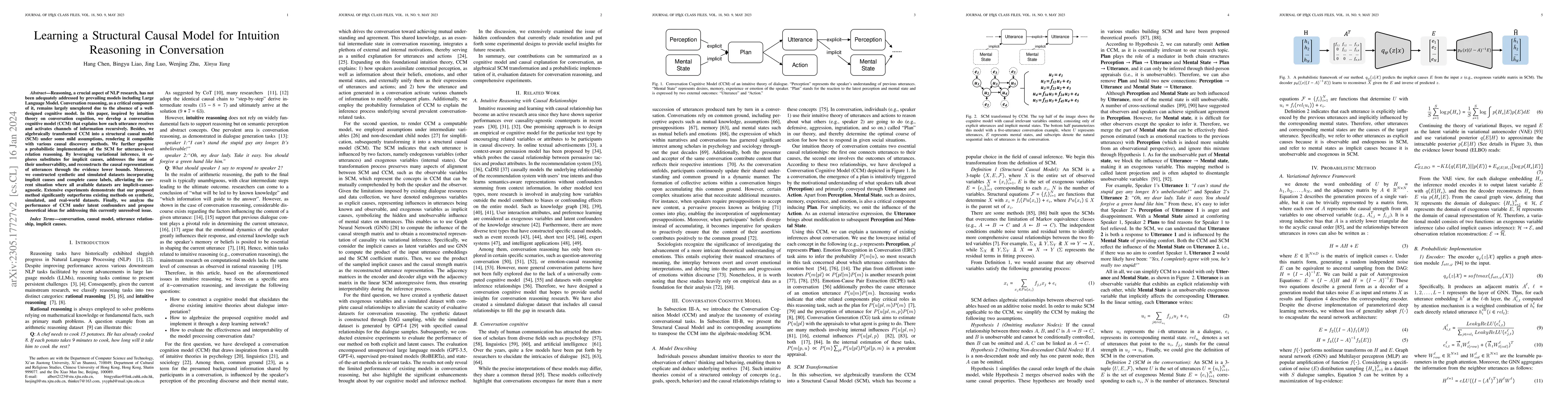 Thumbnail for Learning a Structural Causal Model for Intuition Reasoning in
  Conversation