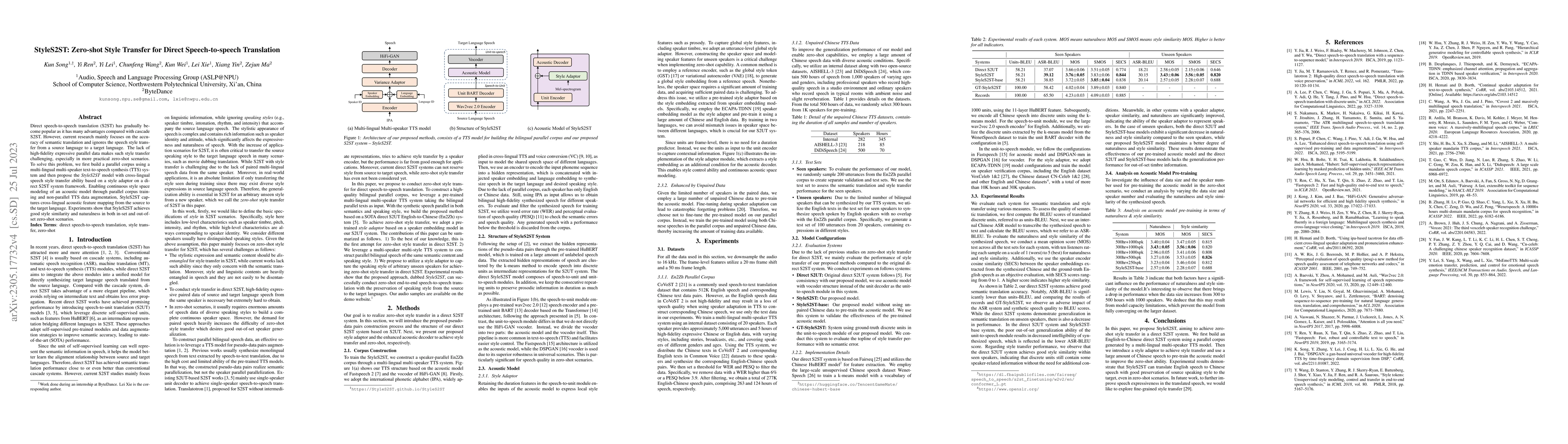 Thumbnail for StyleS2ST: Zero-shot Style Transfer for Direct Speech-to-speech
  Translation