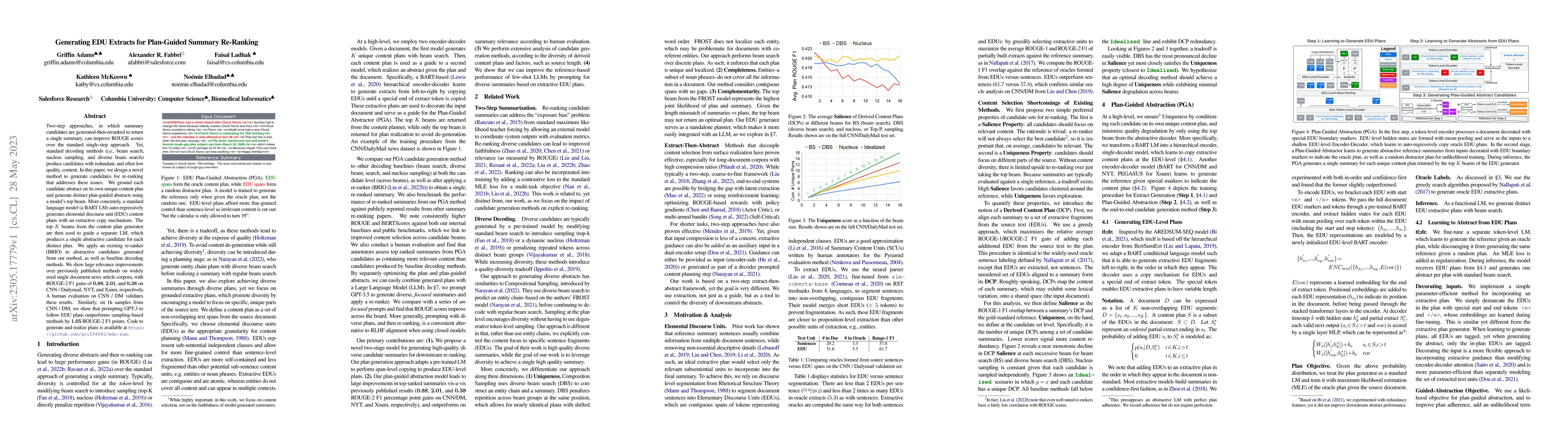 Thumbnail for Generating EDU Extracts for Plan-Guided Summary Re-Ranking