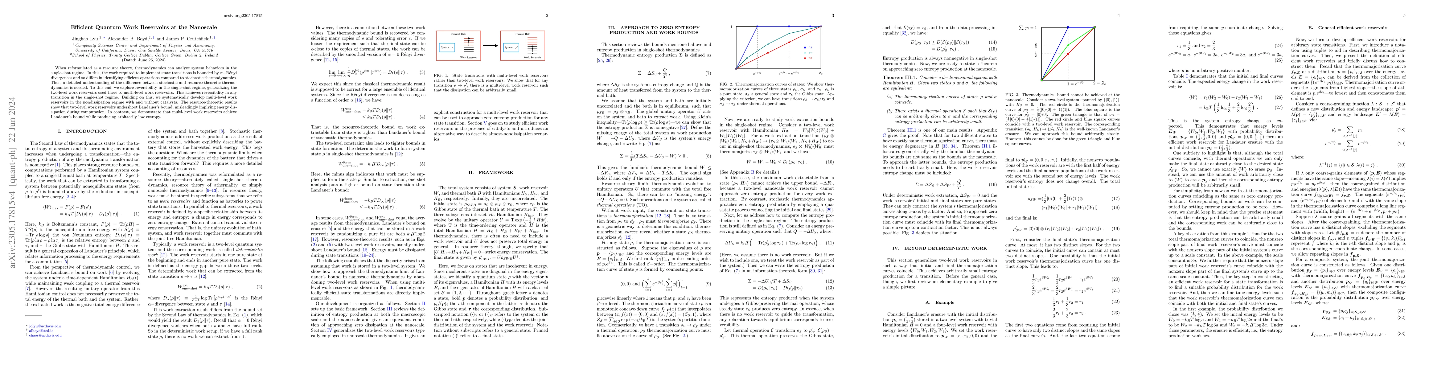 Thumbnail for Efficient Quantum Work Reservoirs at the Nanoscale