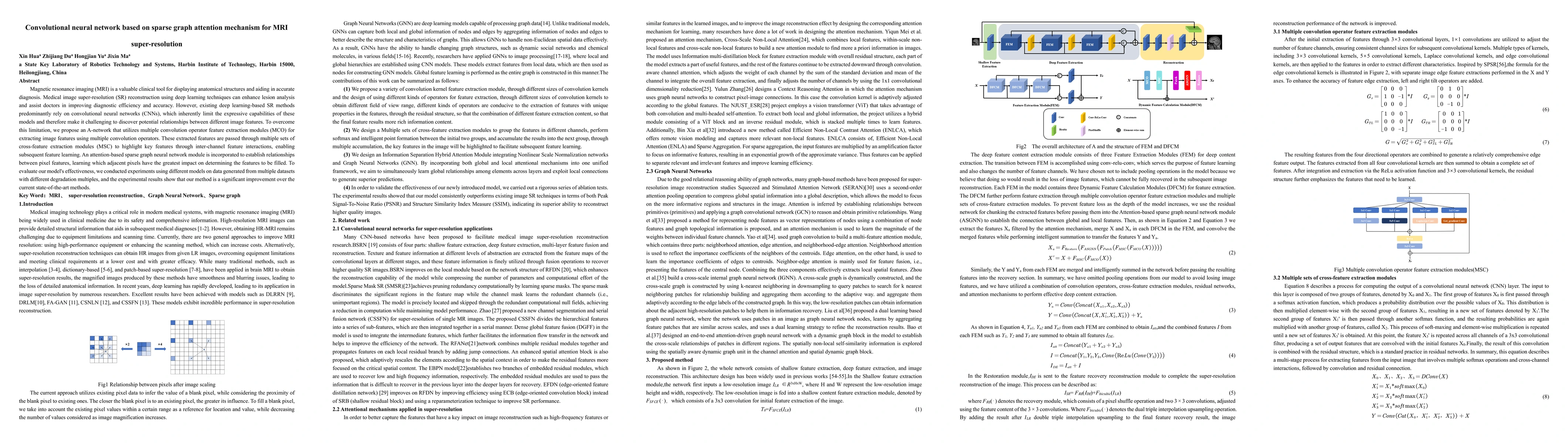 Thumbnail for Convolutional neural network based on sparse graph attention mechanism
  for MRI super-resolution