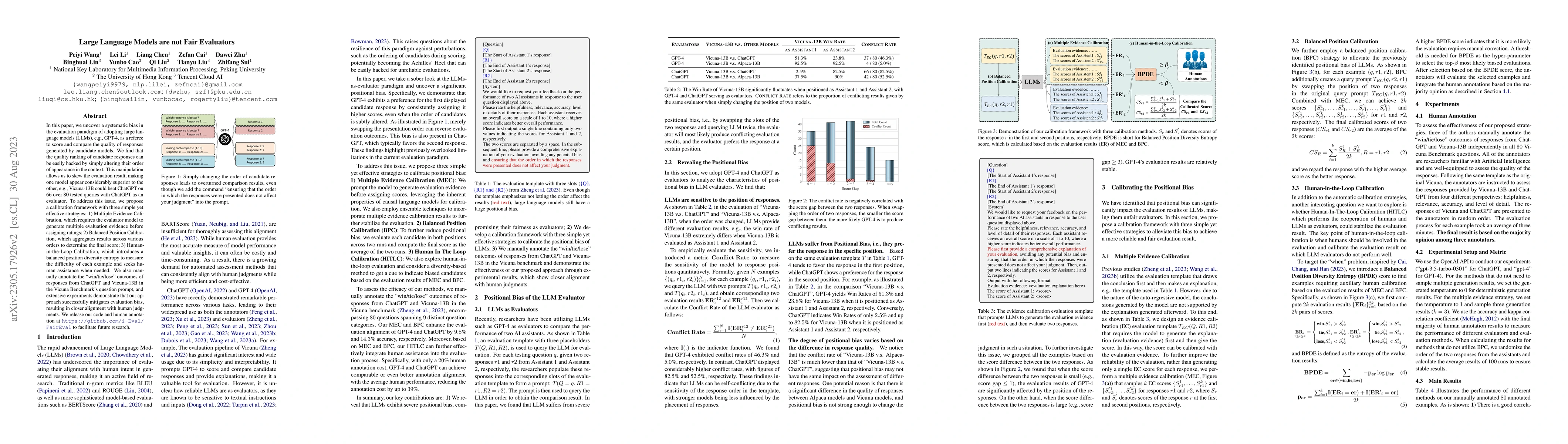 Thumbnail for Large Language Models are not Fair Evaluators