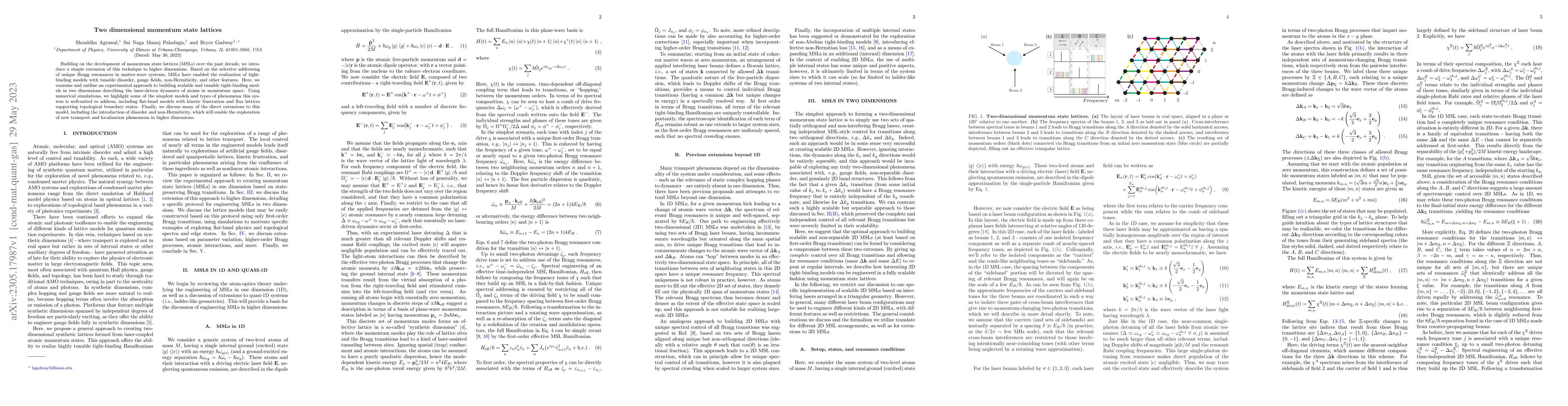 Thumbnail for Two dimensional momentum state lattices