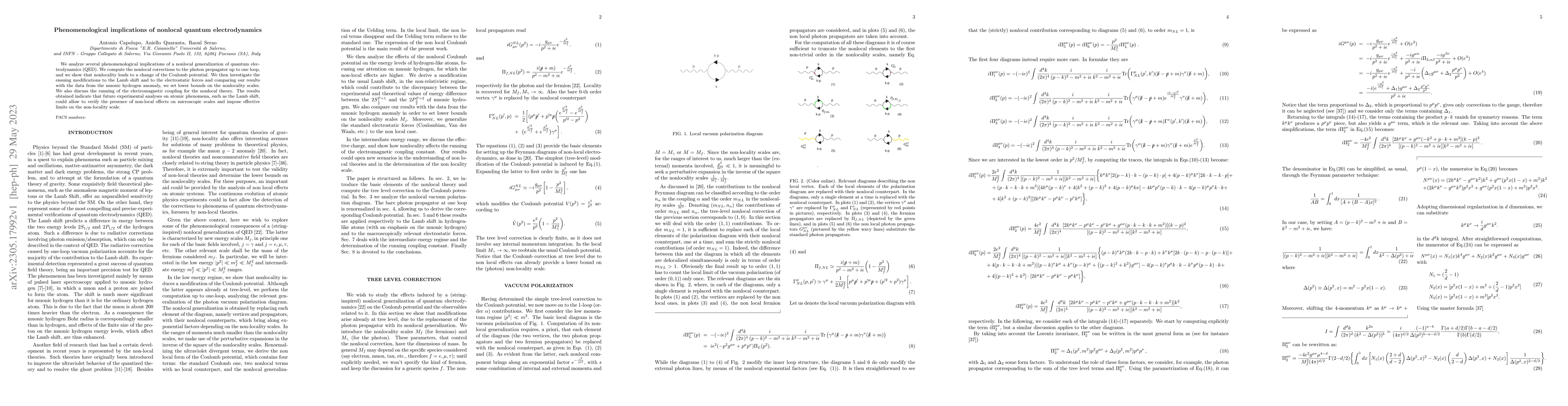 Thumbnail for Phenomenological implications of nonlocal quantum electrodynamics