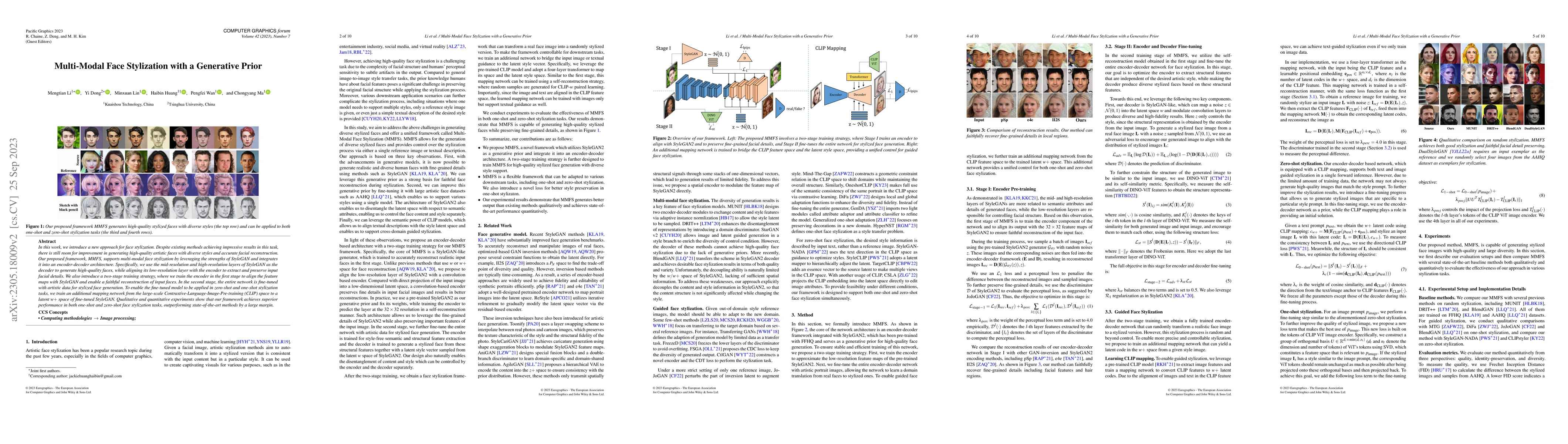 Thumbnail for Multi-Modal Face Stylization with a Generative Prior