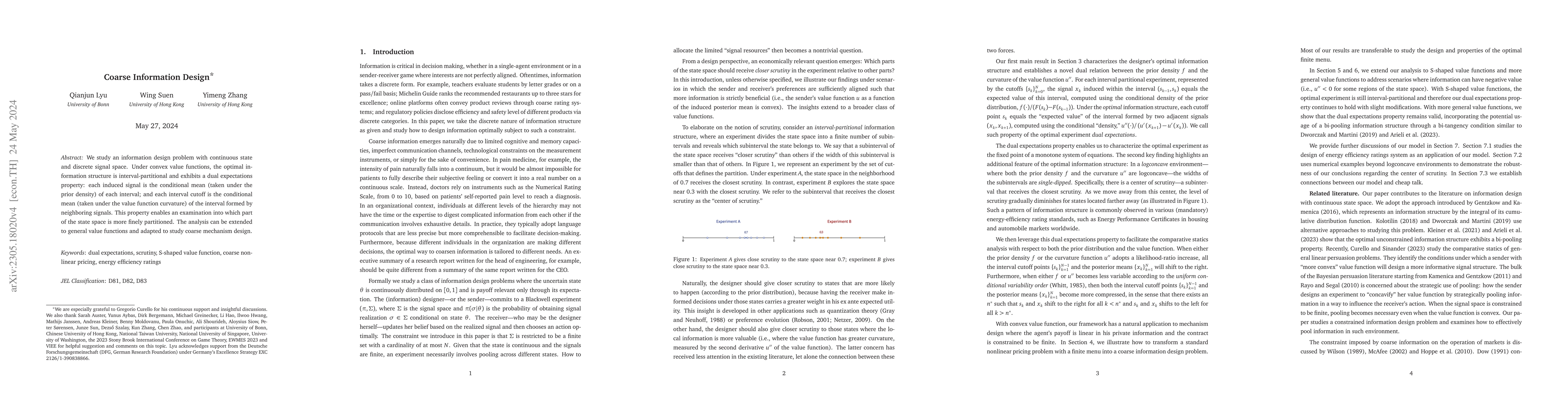 Thumbnail for Coarse Information Design