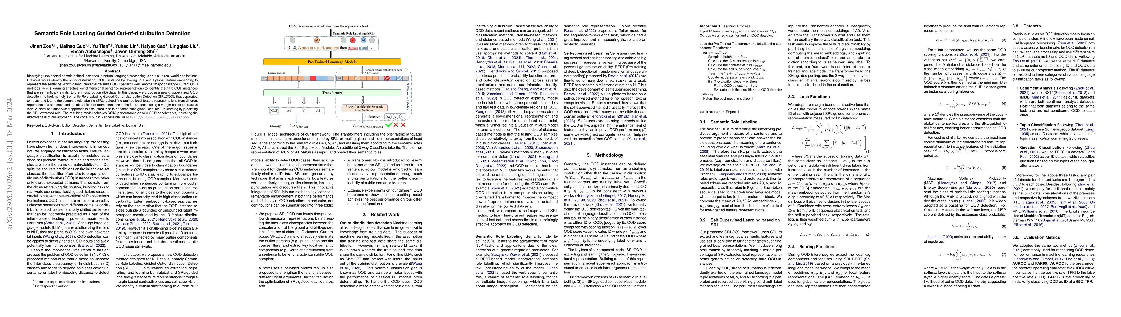 Thumbnail for Semantic Role Labeling Guided Out-of-distribution Detection