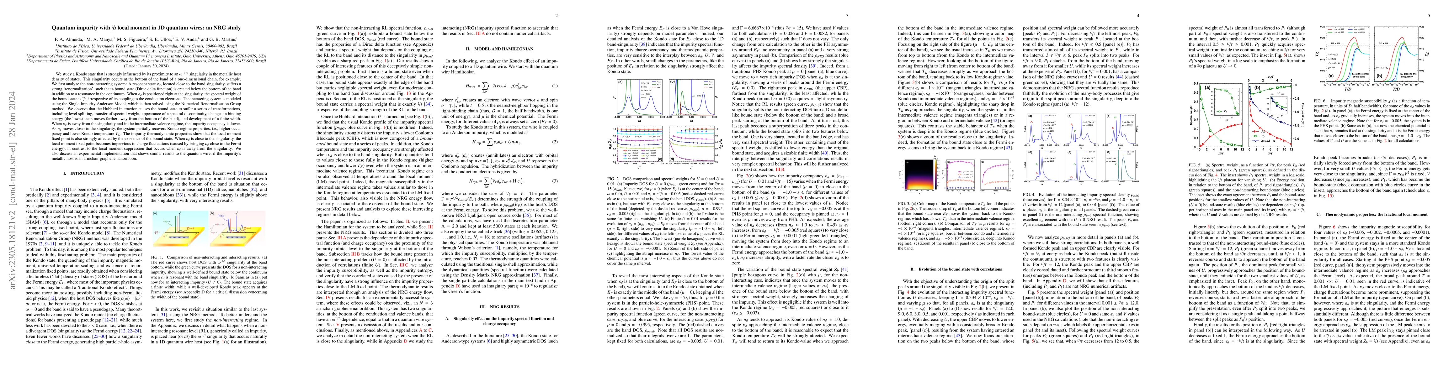 Thumbnail for Quantum impurity with 2/3 local moment in 1D quantum wires: an NRG study