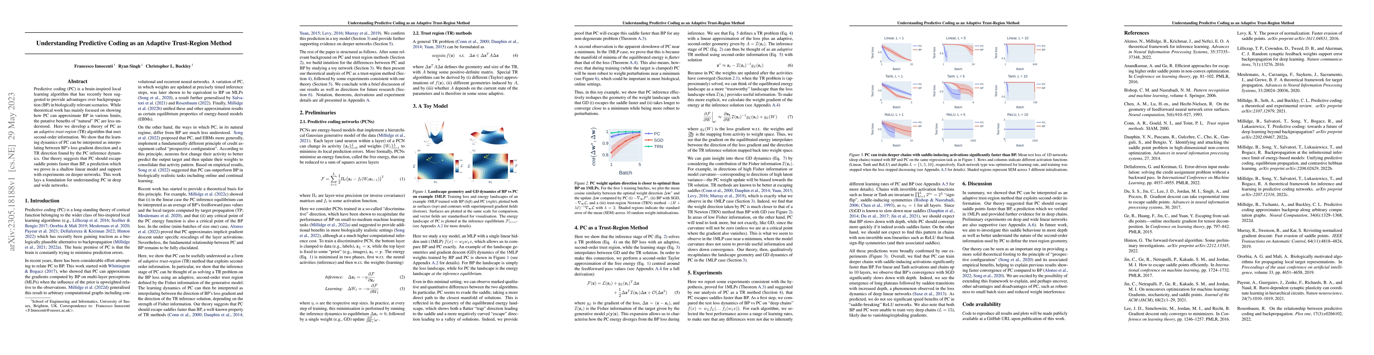 Thumbnail for Understanding Predictive Coding as an Adaptive Trust-Region Method