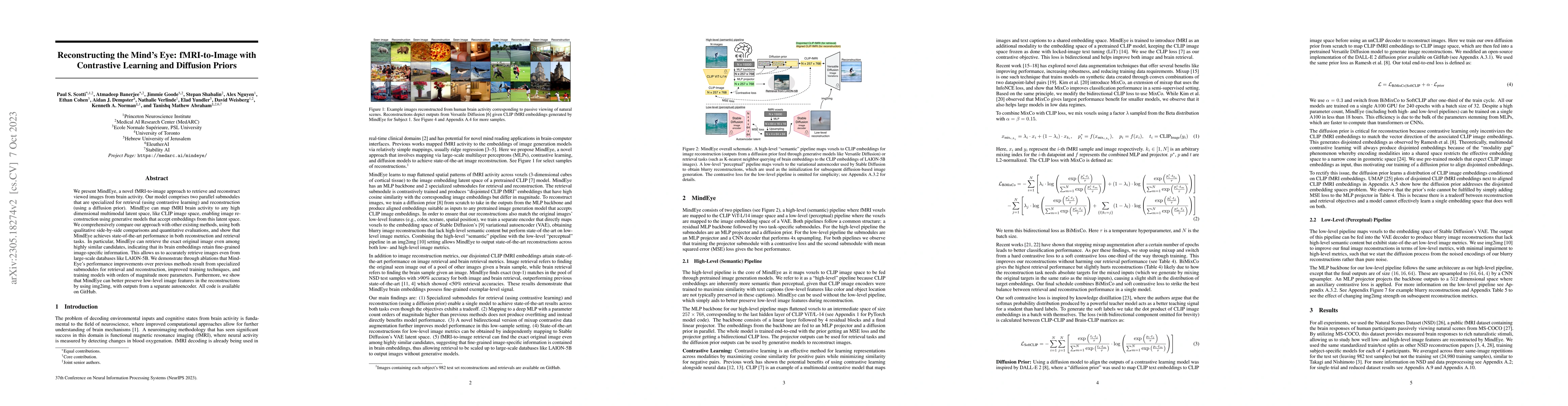 Thumbnail for Reconstructing the Mind's Eye: fMRI-to-Image with Contrastive Learning
  and Diffusion Priors