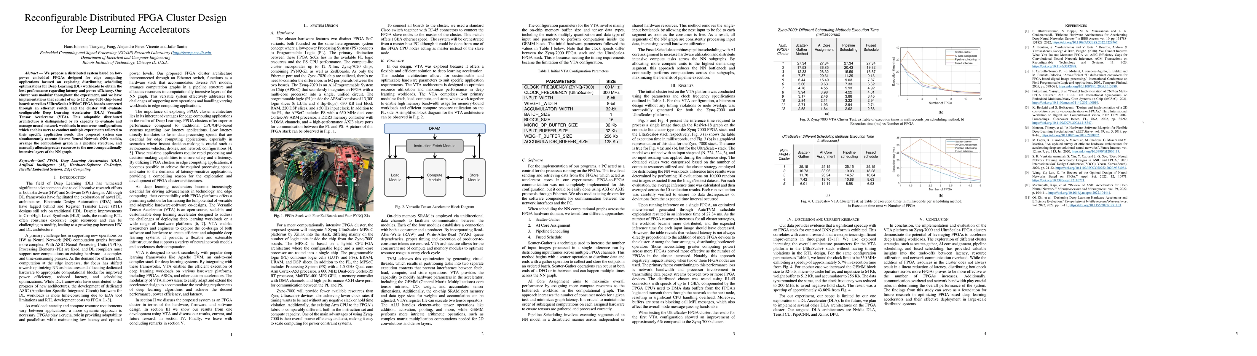 Thumbnail for Reconfigurable Distributed FPGA Cluster Design for Deep Learning
  Accelerators