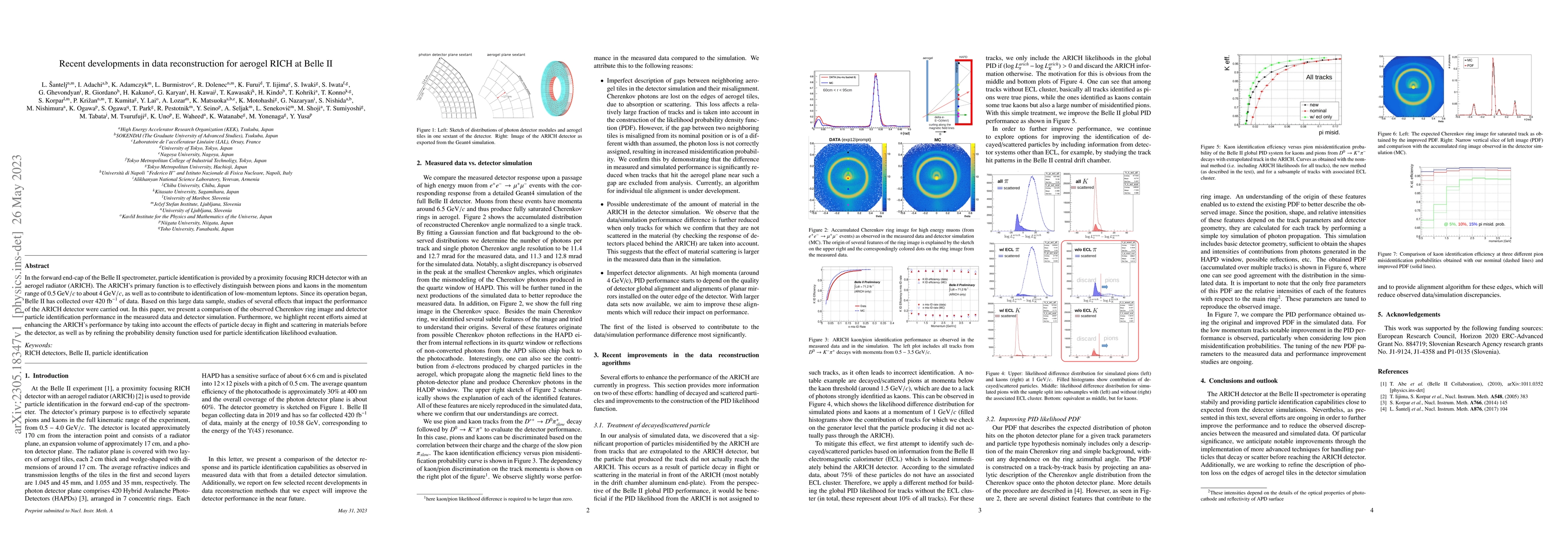 Thumbnail for Recent developments in data reconstruction for aerogel RICH at Belle II