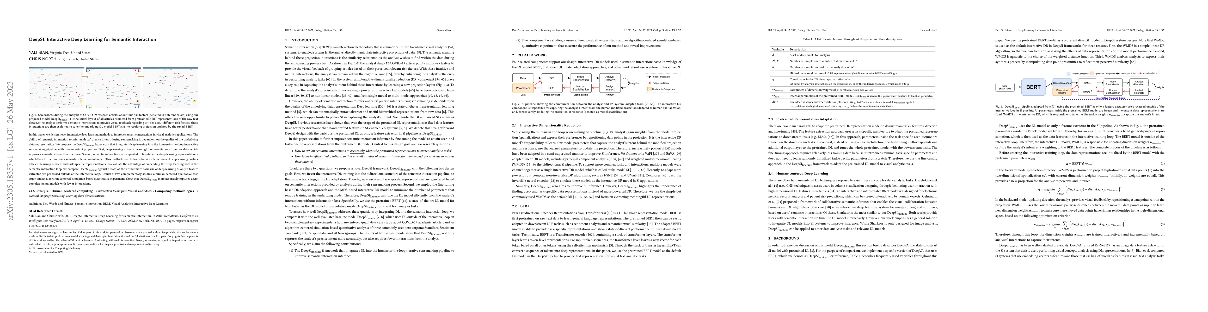 Thumbnail for DeepSI: Interactive Deep Learning for Semantic Interaction