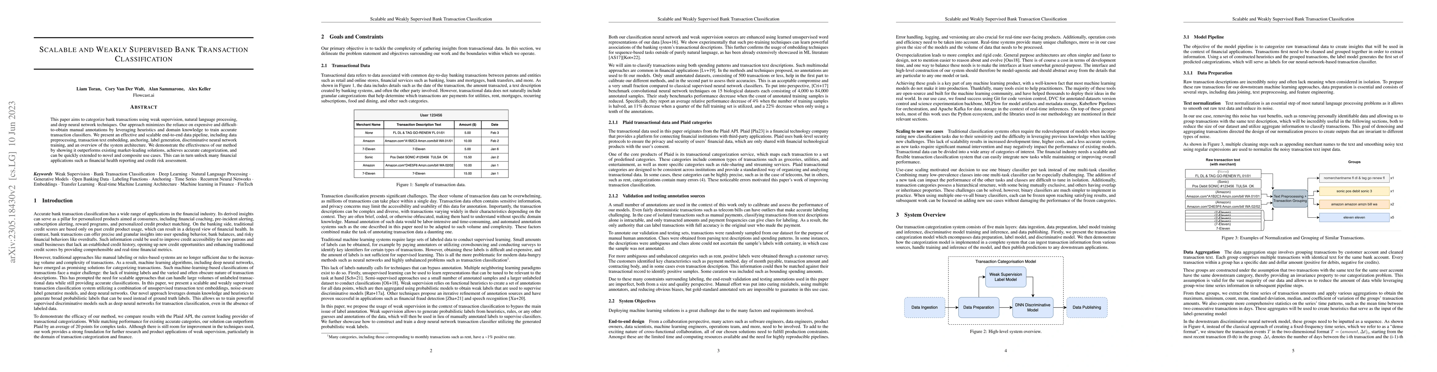 Thumbnail for Scalable and Weakly Supervised Bank Transaction Classification
