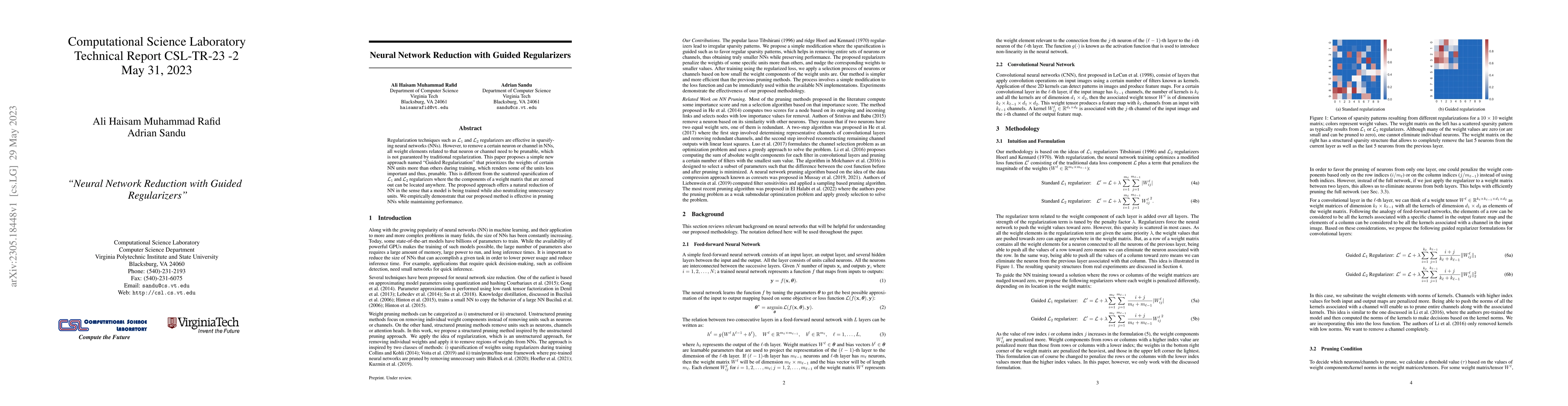 Thumbnail for Neural Network Reduction with Guided Regularizers