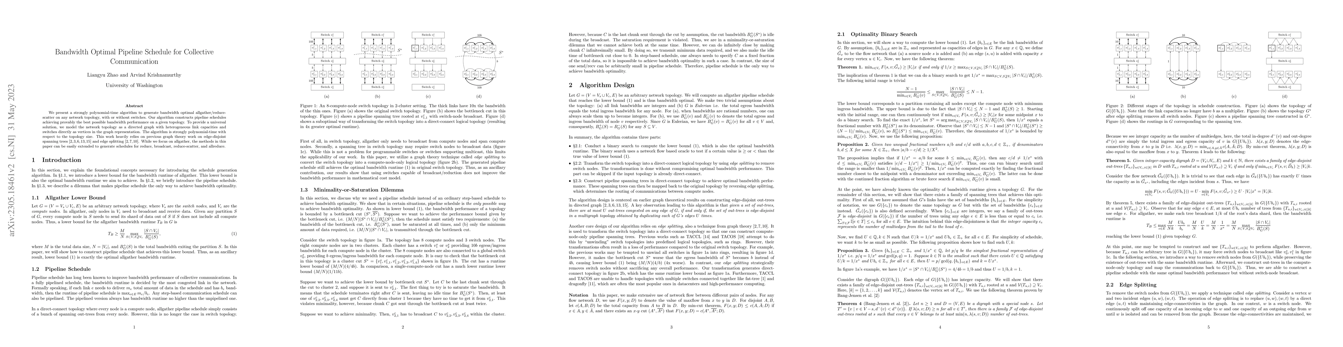 Thumbnail for Bandwidth Optimal Pipeline Schedule for Collective Communication