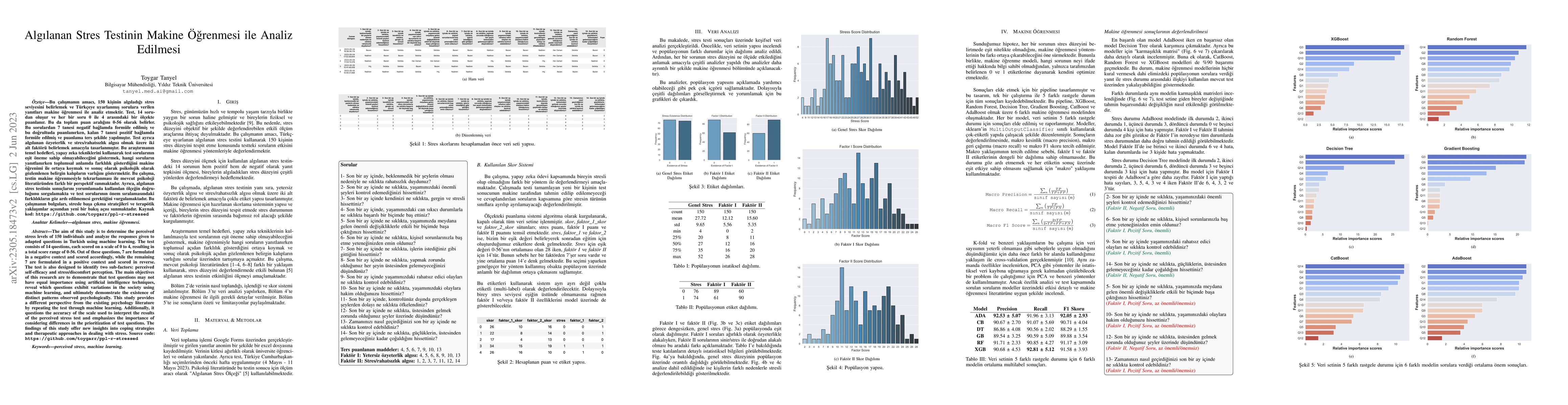 Thumbnail for Analysis of Perceived Stress Test using Machine Learning