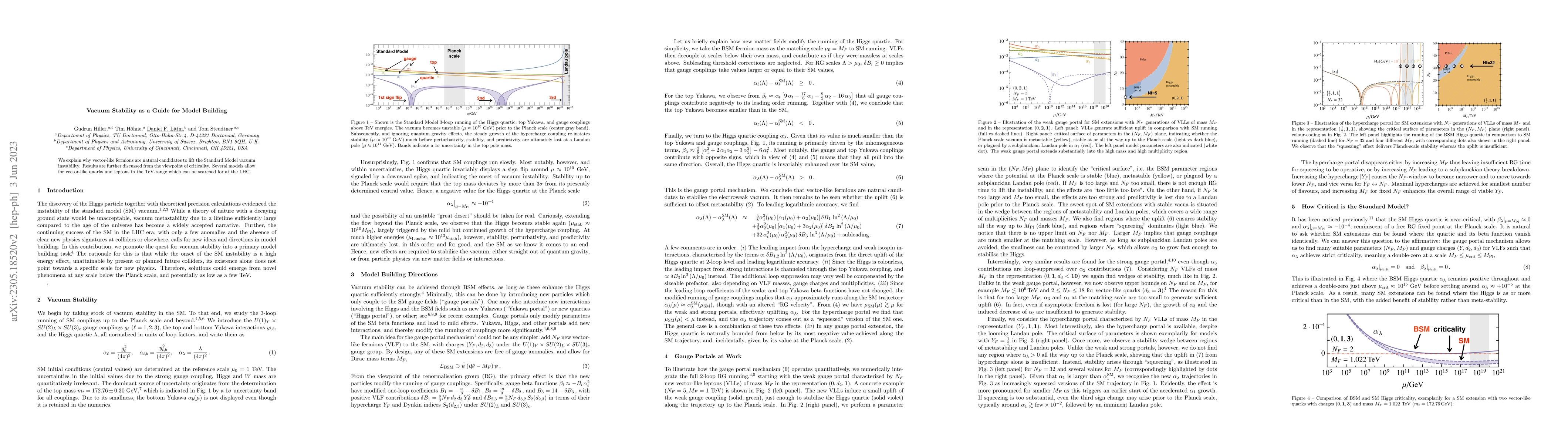 Thumbnail for Vacuum Stability as a Guide for Model Building