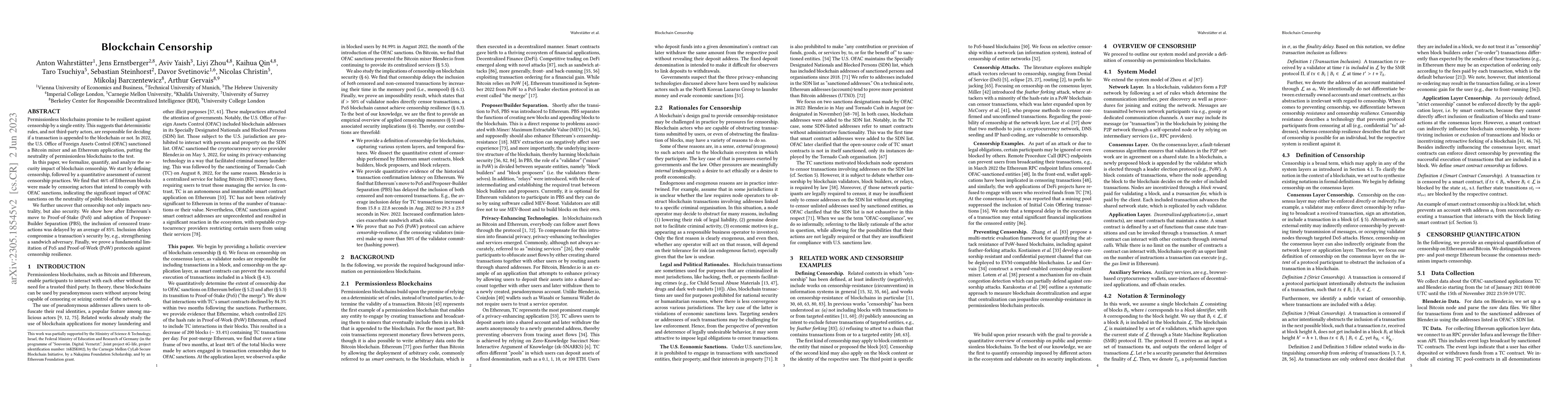 Thumbnail for Blockchain Censorship