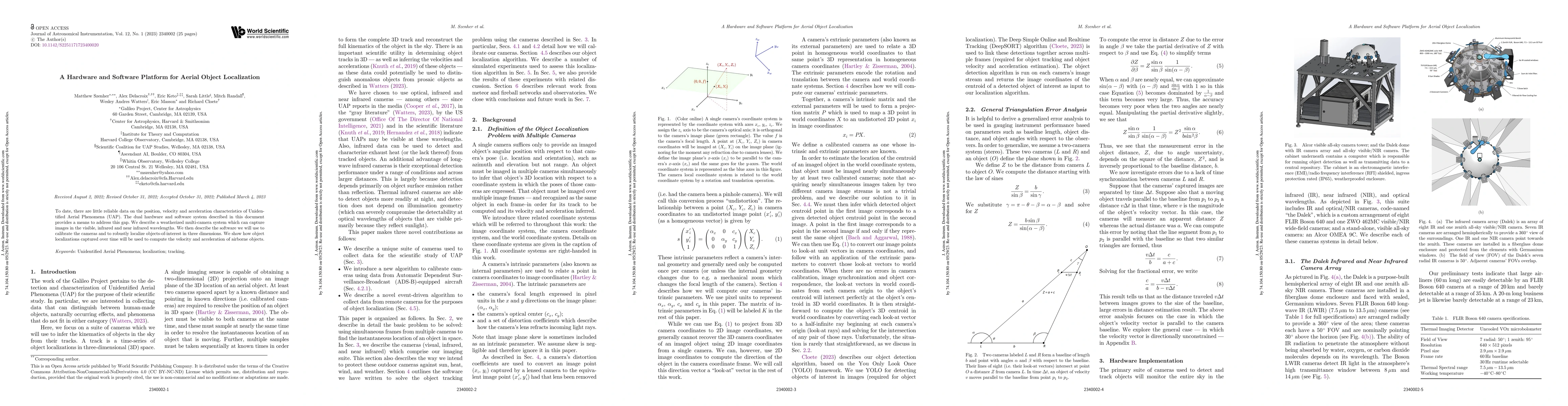Thumbnail for A Hardware and Software Platform for Aerial Object Localization