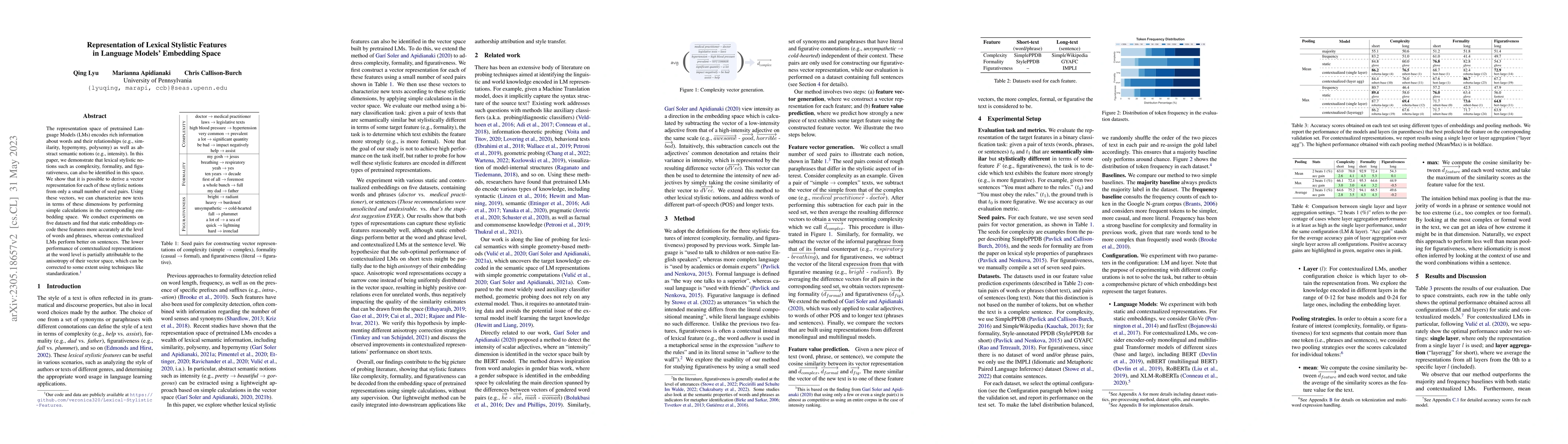 Thumbnail for Representation Of Lexical Stylistic Features In Language Models'
  Embedding Space