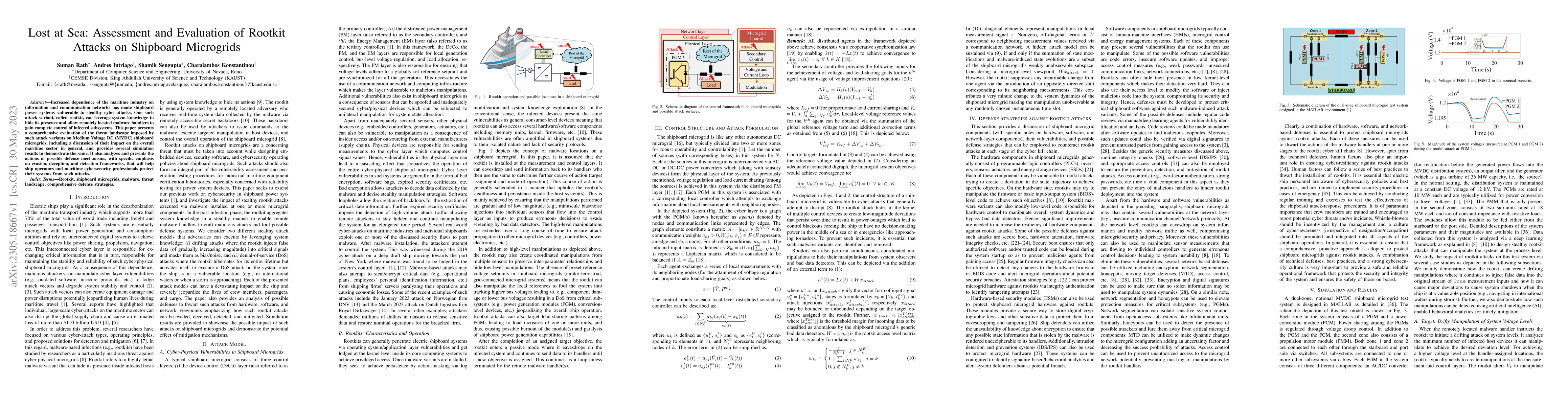 Thumbnail for Lost at Sea: Assessment and Evaluation of Rootkit Attacks on Shipboard
  Microgrids