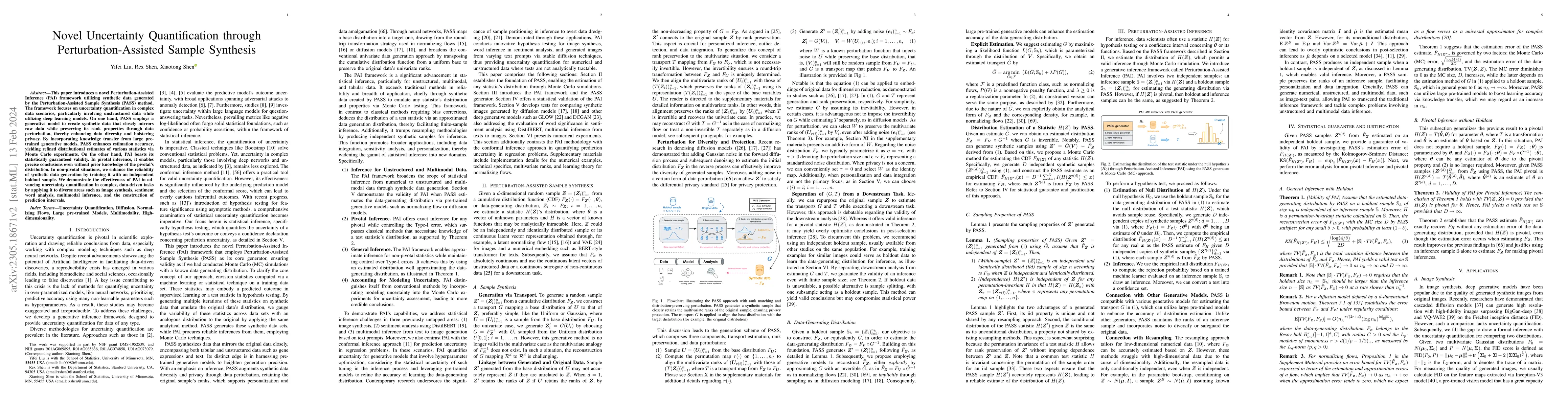 Thumbnail for Perturbation-Assisted Sample Synthesis: A Novel Approach for Uncertainty
  Quantification