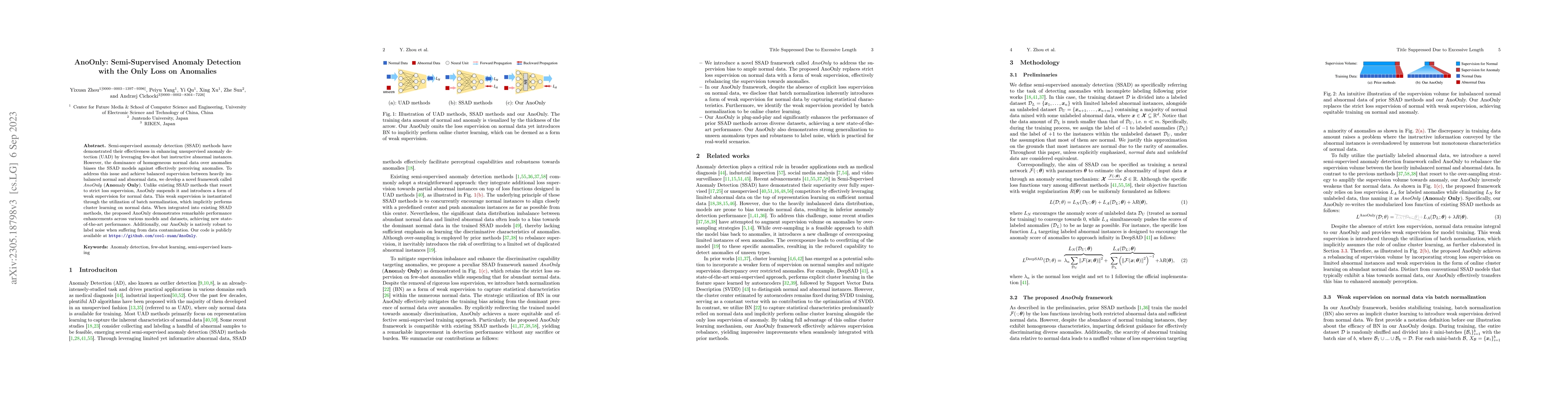 Thumbnail for AnoOnly: Semi-Supervised Anomaly Detection with the Only Loss on
  Anomalies