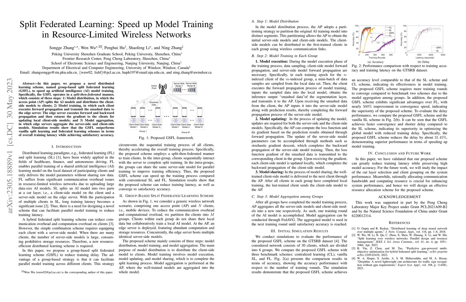 Thumbnail for Split Federated Learning: Speed up Model Training in Resource-Limited
  Wireless Networks