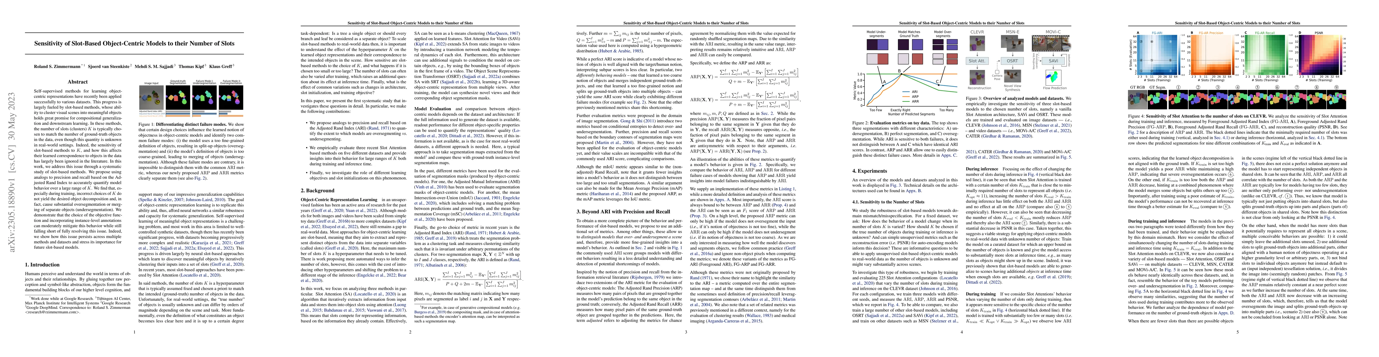 Thumbnail for Sensitivity of Slot-Based Object-Centric Models to their Number of Slots