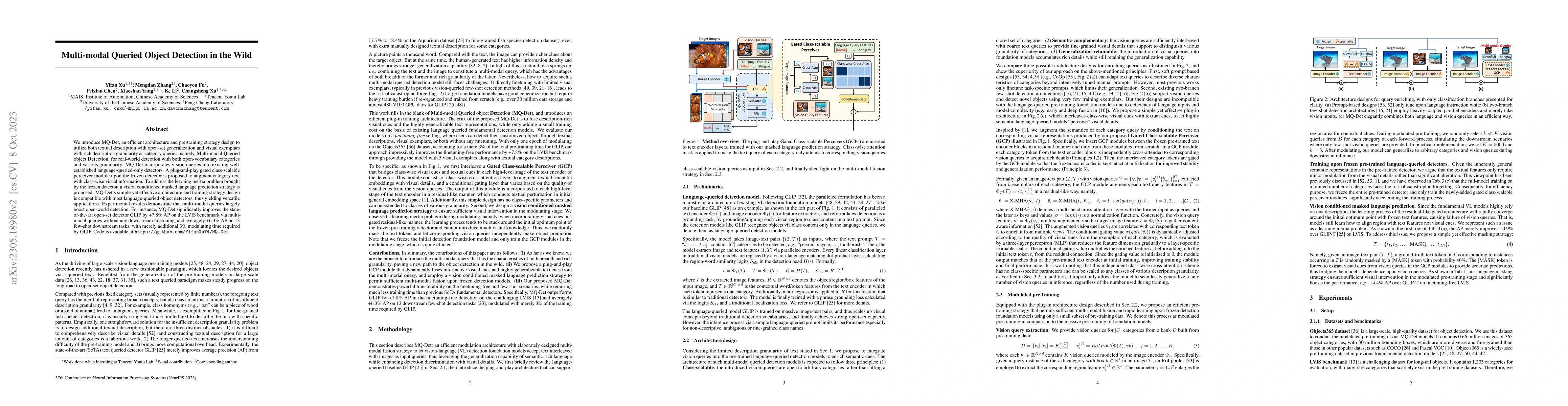 Thumbnail for Multi-modal Queried Object Detection in the Wild