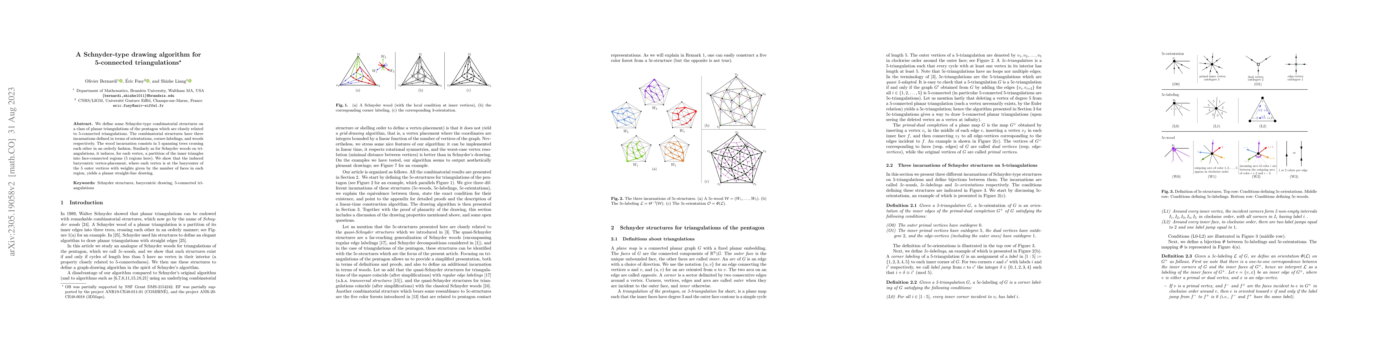 Thumbnail for A Schnyder-type drawing algorithm for 5-connected triangulations
