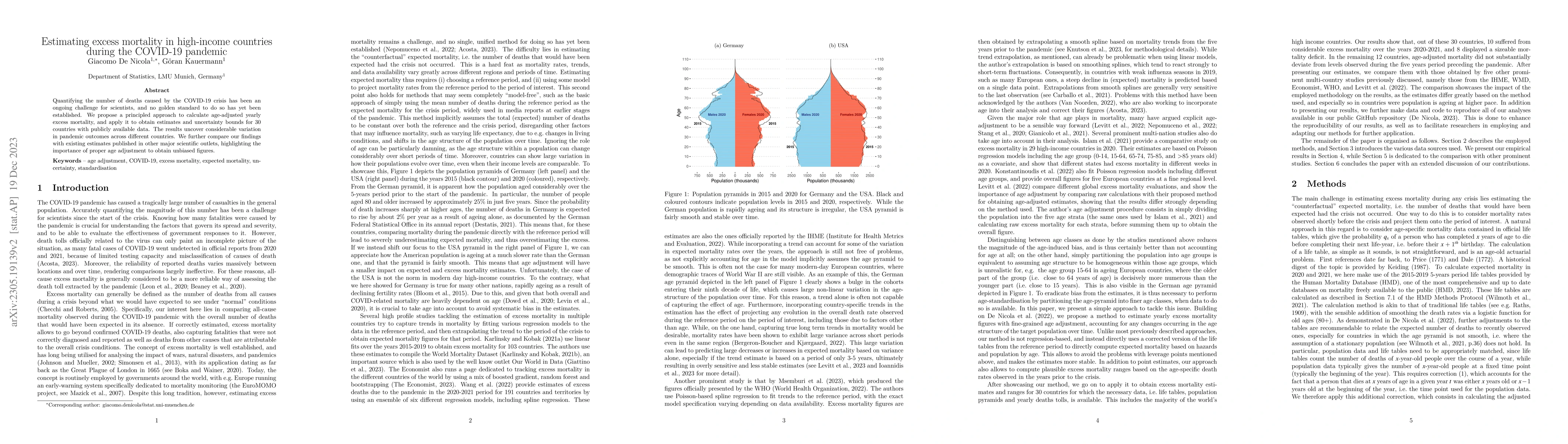 Thumbnail for Estimating excess mortality in high-income countries during the COVID-19
  pandemic