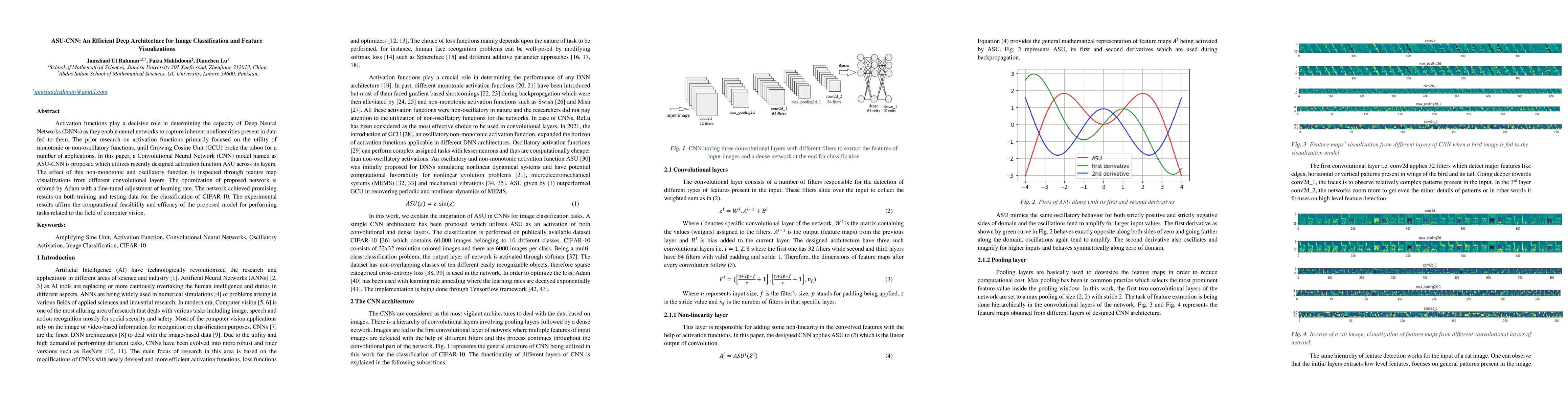 Thumbnail for ASU-CNN: An Efficient Deep Architecture for Image Classification and
  Feature Visualizations