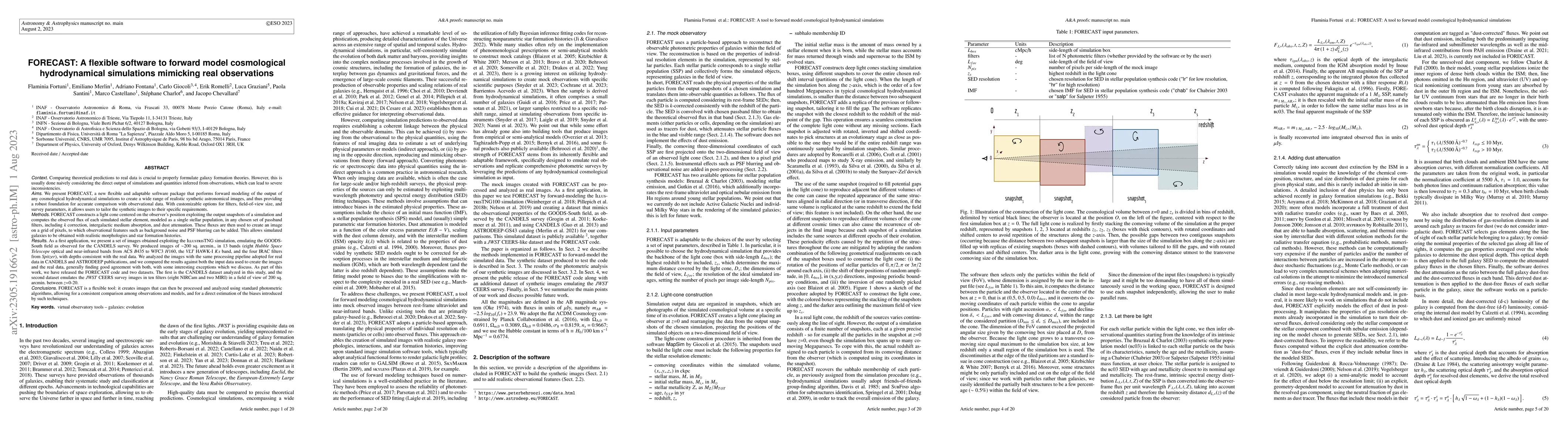 Thumbnail for FORECAST: a flexible software to forward model cosmological
  hydrodynamical simulations mimicking real observations