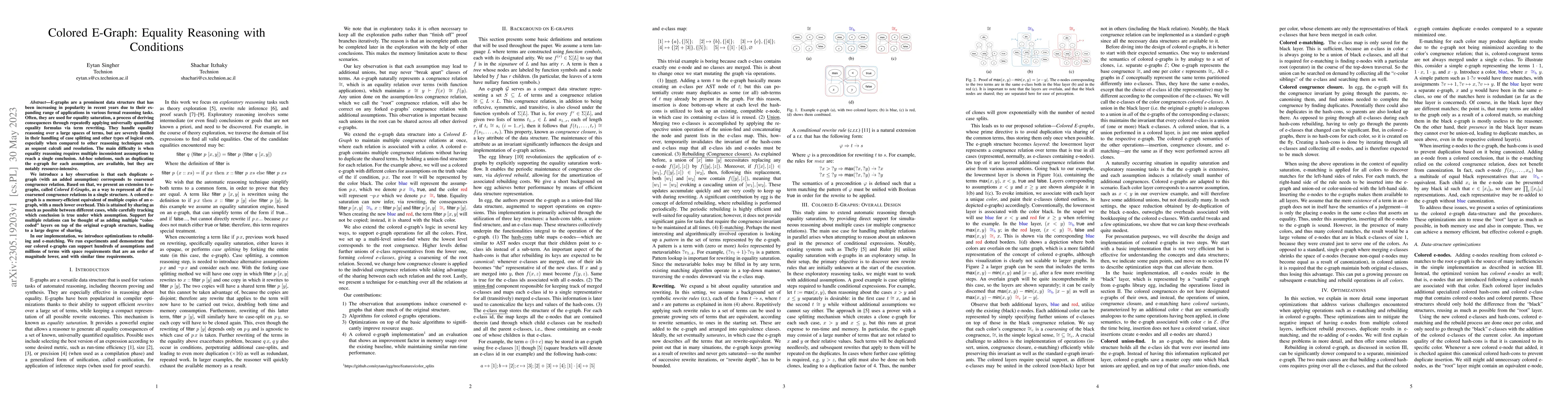 Thumbnail for Colored E-Graph: Equality Reasoning with Conditions