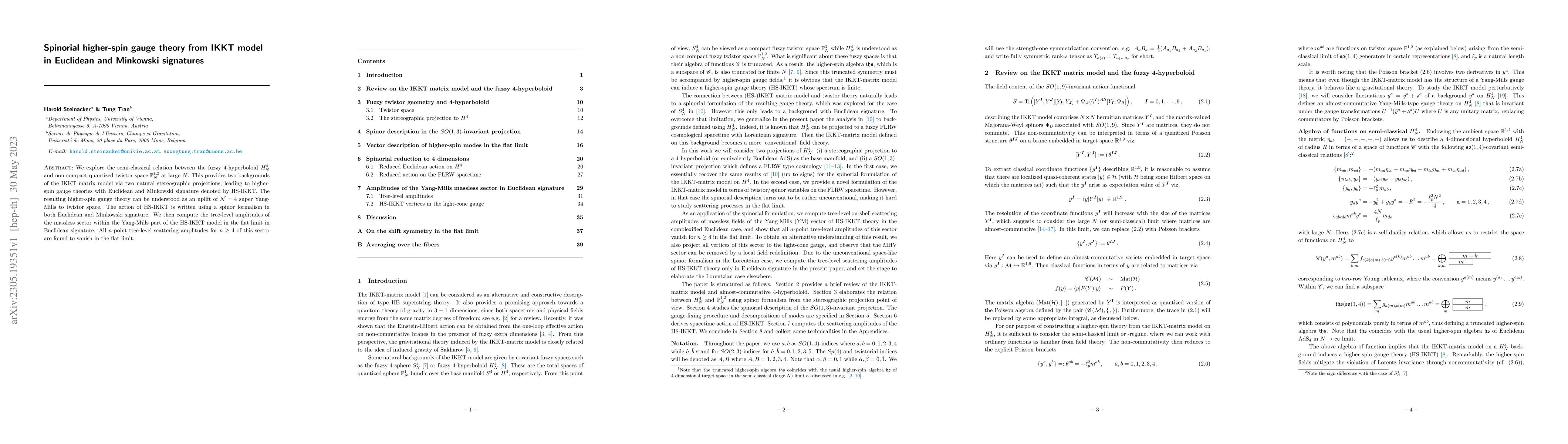 Thumbnail for Spinorial higher-spin gauge theory from IKKT in Euclidean and Minkowski
  signatures