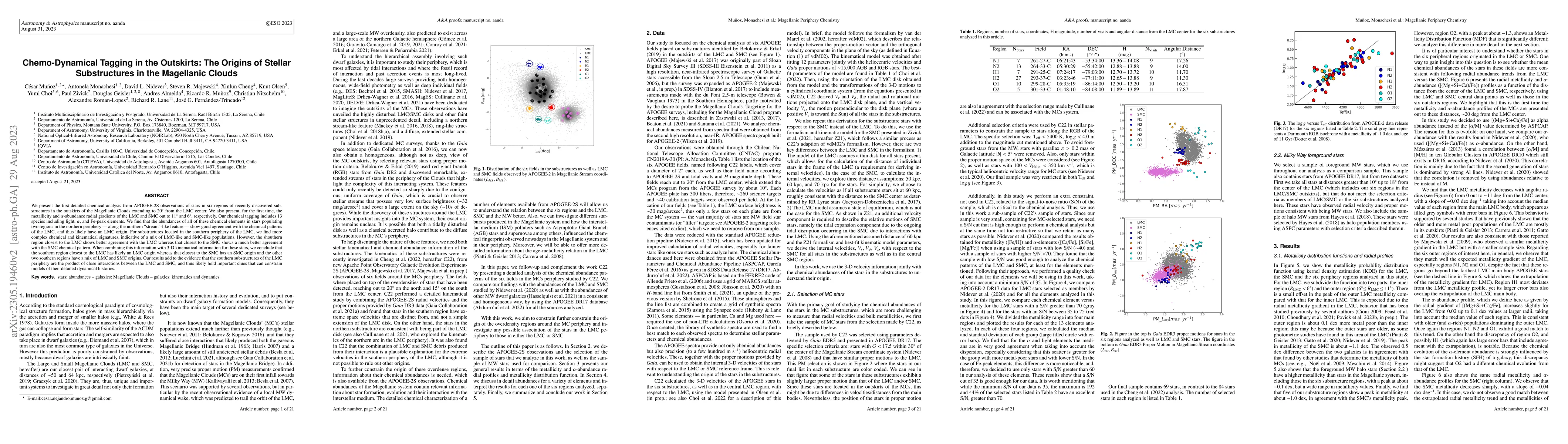 Thumbnail for Chemo-Dynamical Tagging in the Outskirts: The Origins of Stellar
  Substructures in the Magellanic Clouds