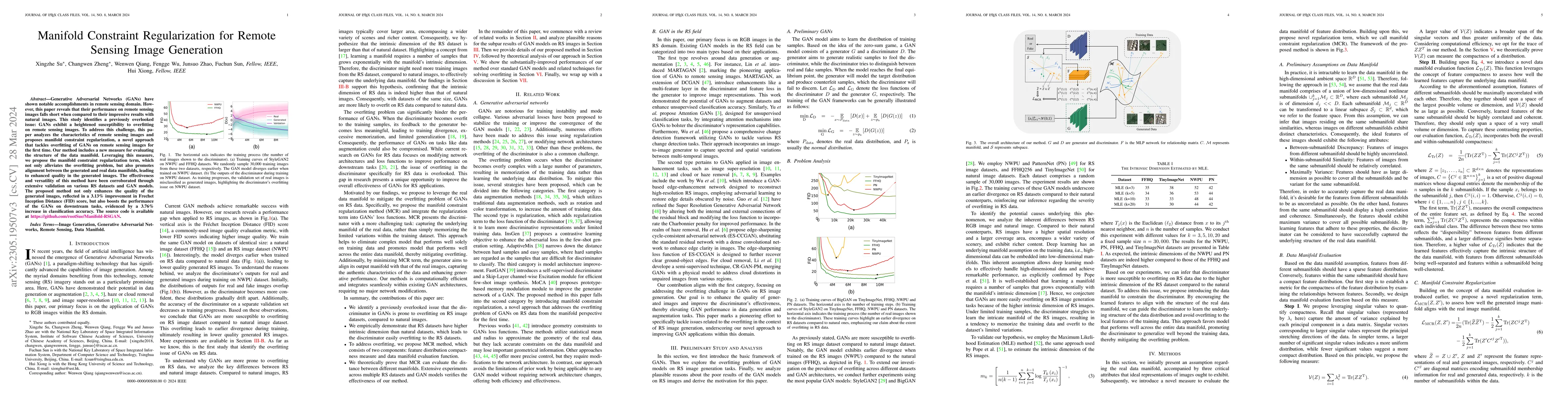 Thumbnail for Manifold Constraint Regularization for Remote Sensing Image Generation