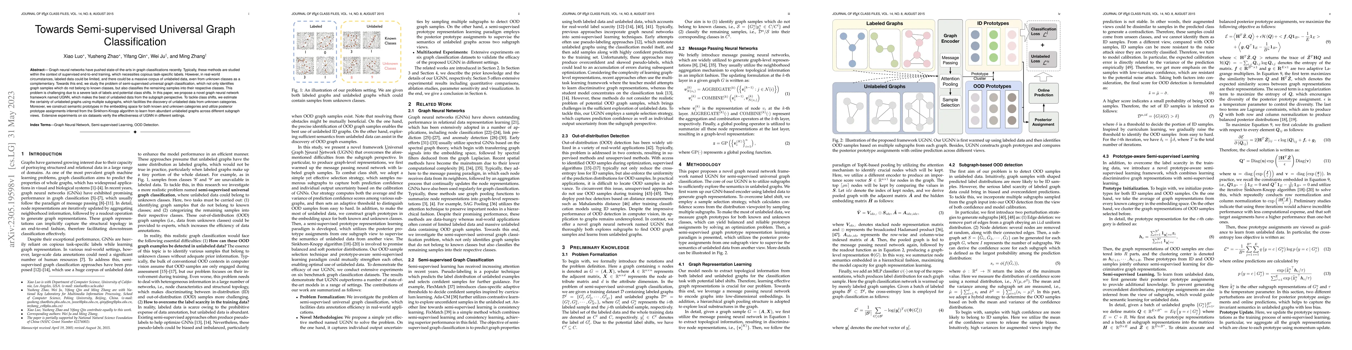Thumbnail for Towards Semi-supervised Universal Graph Classification