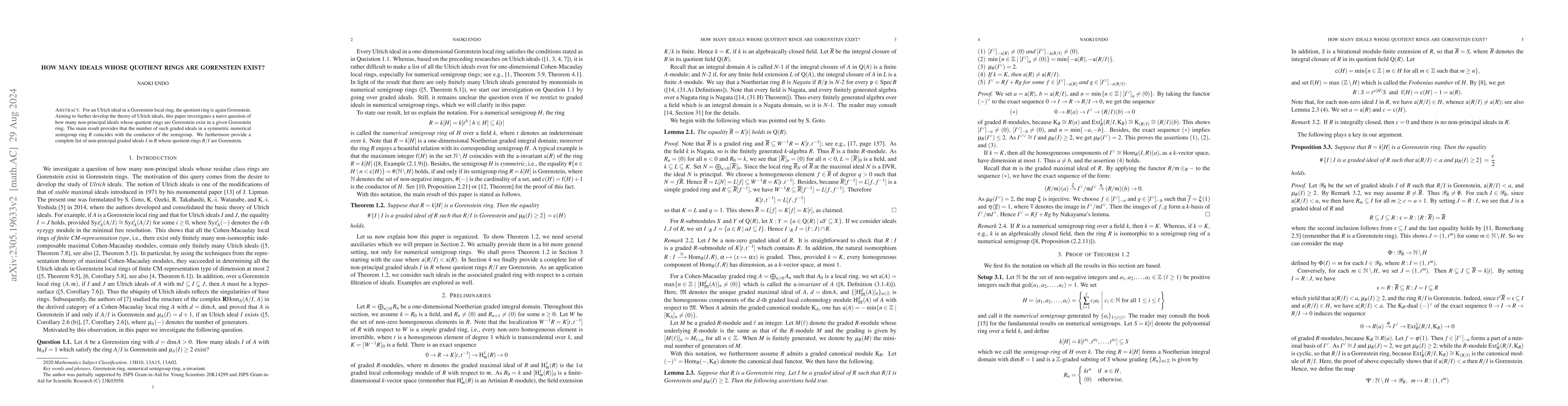 Thumbnail for How many ideals whose quotient rings are Gorenstein exist?