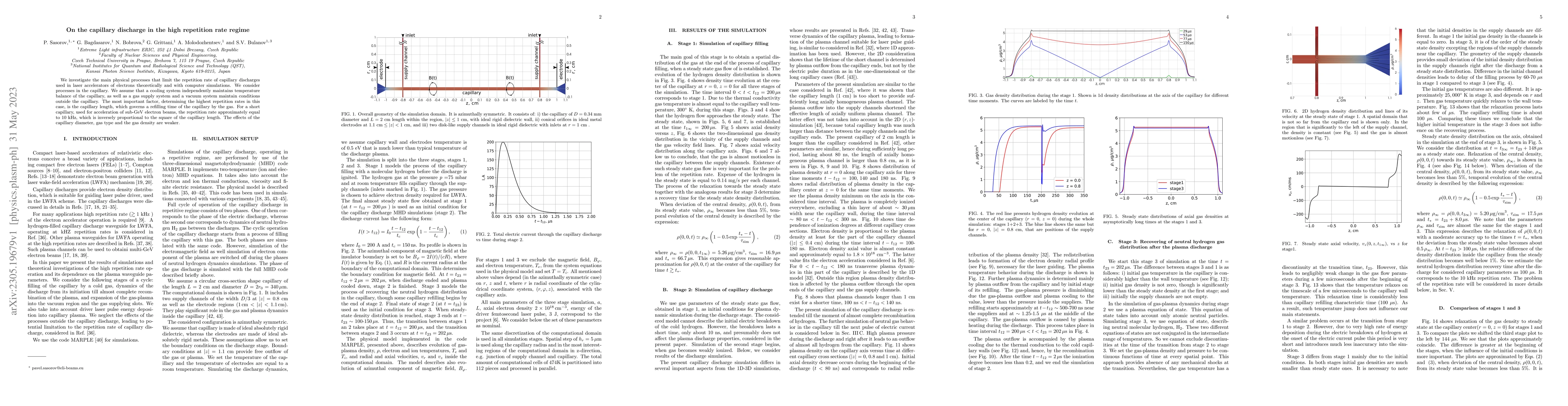 Thumbnail for On the capillary discharge in the high repetition rate regime