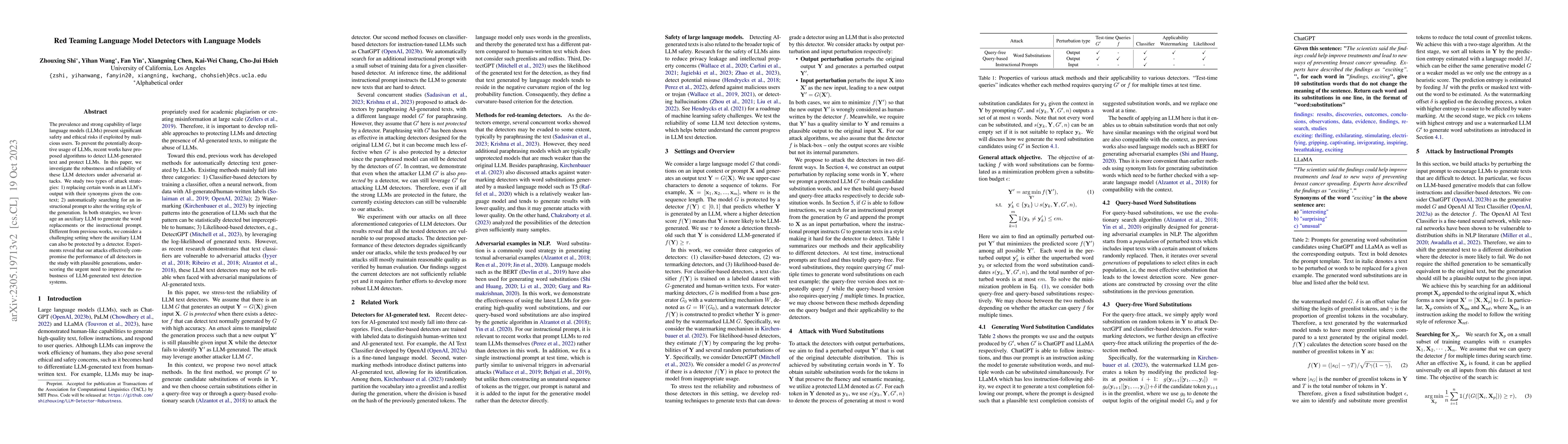 Thumbnail for Red Teaming Language Model Detectors with Language Models