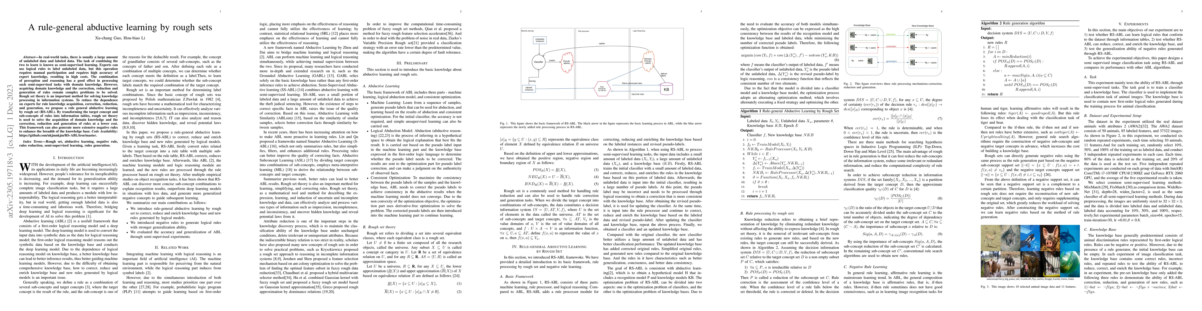 Thumbnail for A rule-general abductive learning by rough sets