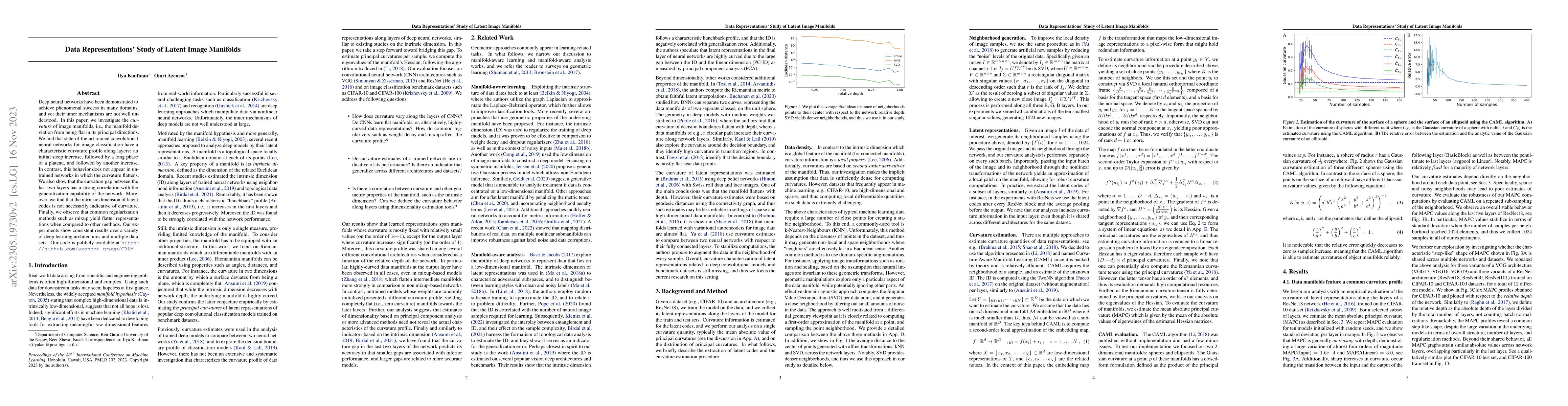 Thumbnail for Data Representations' Study of Latent Image Manifolds