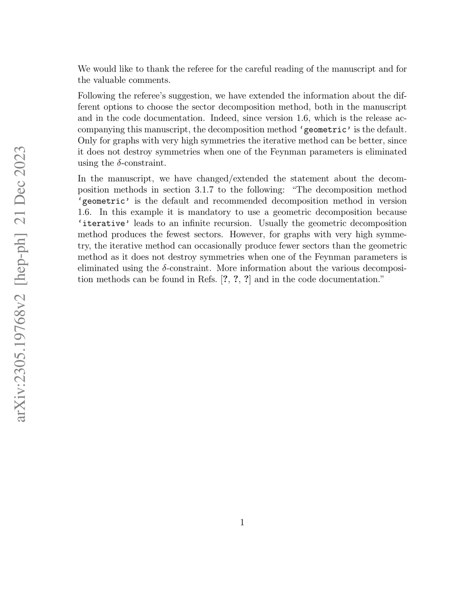 Thumbnail for Numerical Scattering Amplitudes with pySecDec