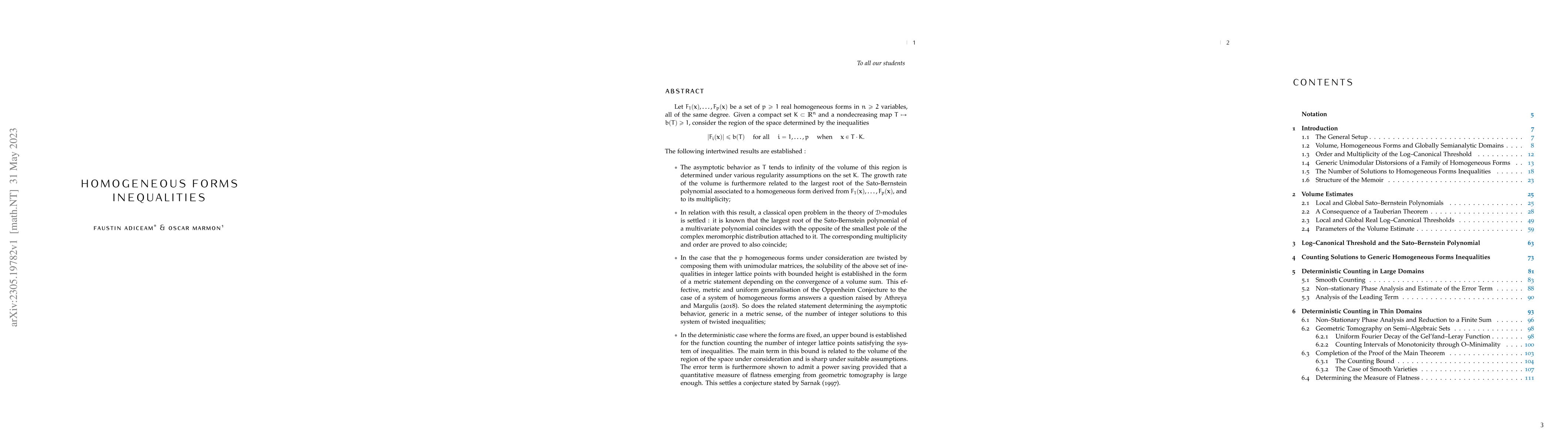 Thumbnail for Homogeneous Forms Inequalities