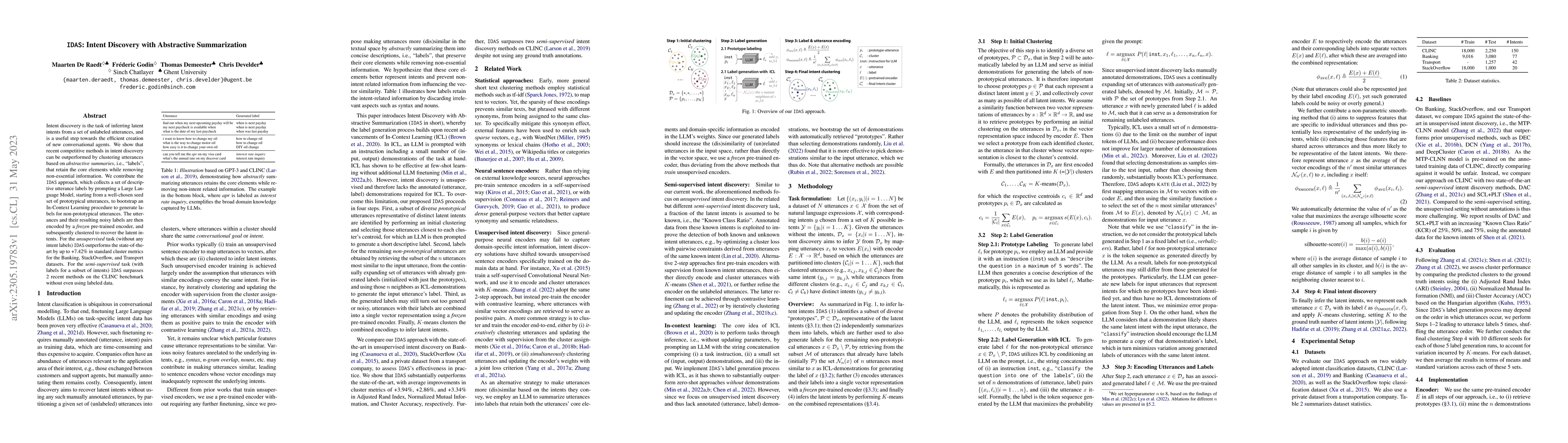 Thumbnail for IDAS: Intent Discovery with Abstractive Summarization