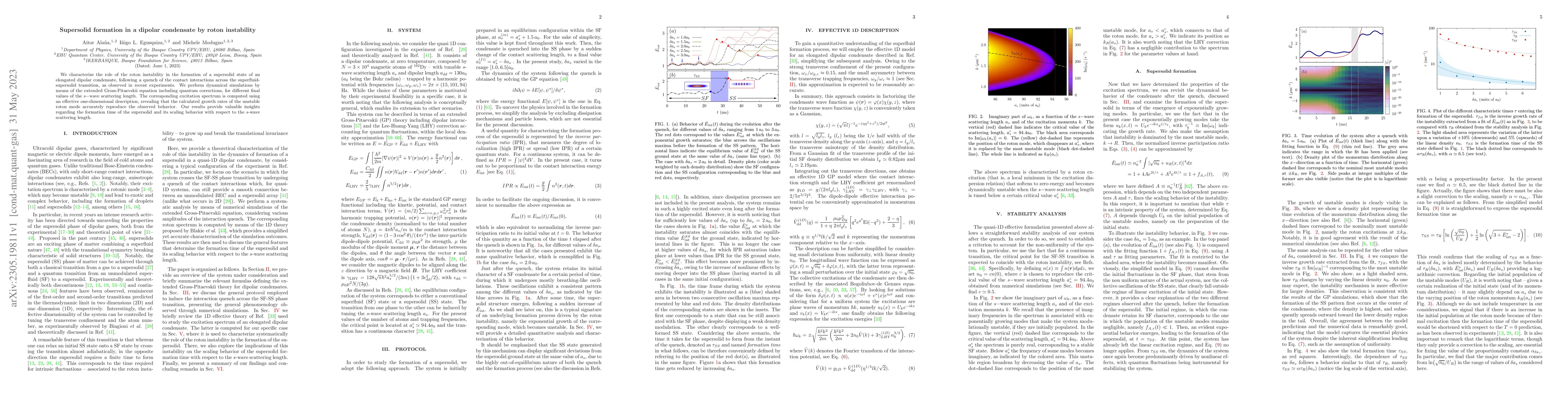 Thumbnail for Supersolid formation in a dipolar condensate by roton instability