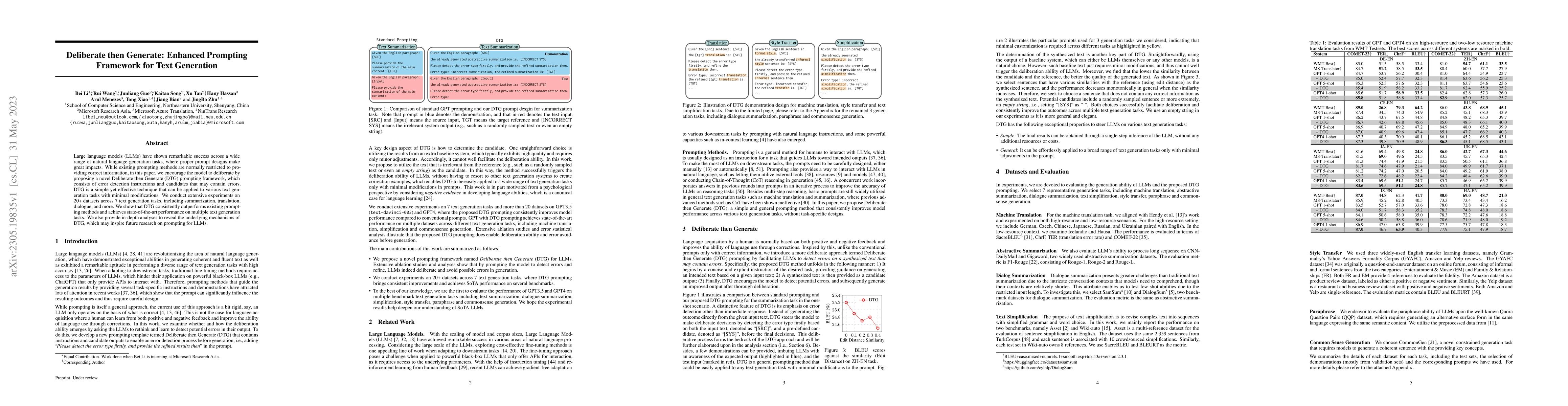 Thumbnail for Deliberate then Generate: Enhanced Prompting Framework for Text
  Generation